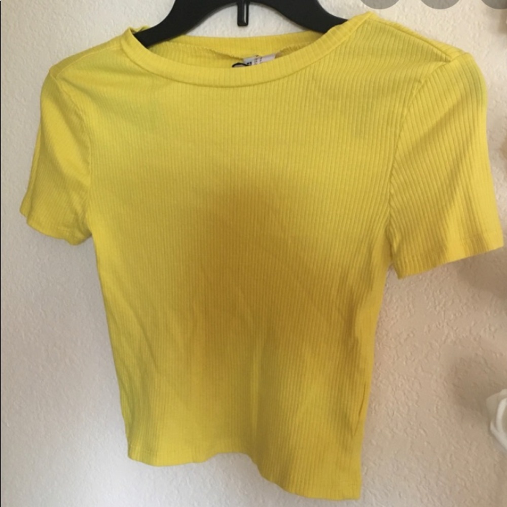 Yellow Crop Top
